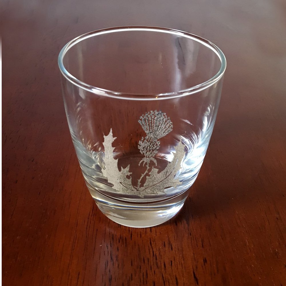 Scottish Thistle Decanter & Rocks Glass Set - Picture 6 of 6